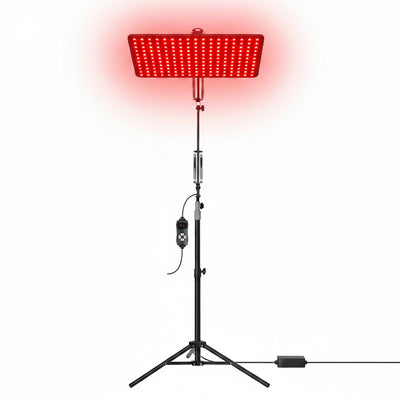 Red Light Therapy for Body with Wireless Magnetic Remote - 660Nm 850Nm 940Nm 3 in 1 Red Infrared Light Therapy Lamp with Stand with Large Panel, Therapy Device at Home, Gift for Women, L